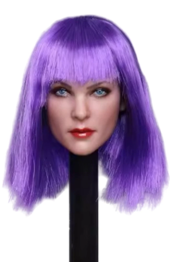 

HiPlay 1:6 Scale Female Head Sculpt, Euro-American Cool Girl Female Head Sculpture for 12-inch Action Figures GC019C