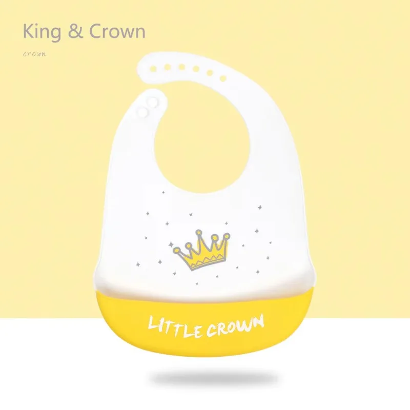 

Baby Bibs Baby Stuff Cute Newborn Saliva Dripping Towel Kids Bib Girl Boy Adjustable Soft Silicone Bib Baby Feeding Stuff