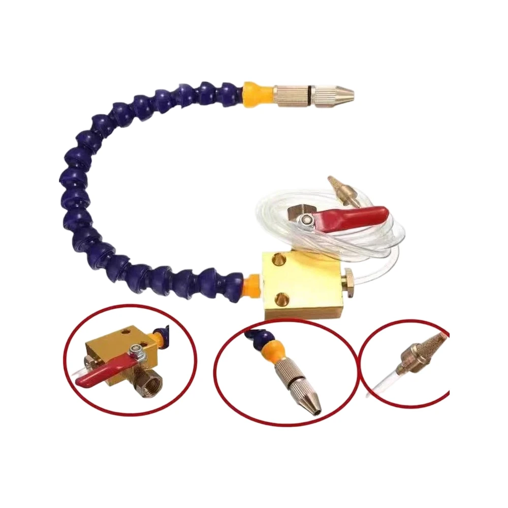 8mm Air Pipe Cooling Sprayer Mist Coolant Lubrication System for CNC Lathe Milling Drill Engraving Machine Tool