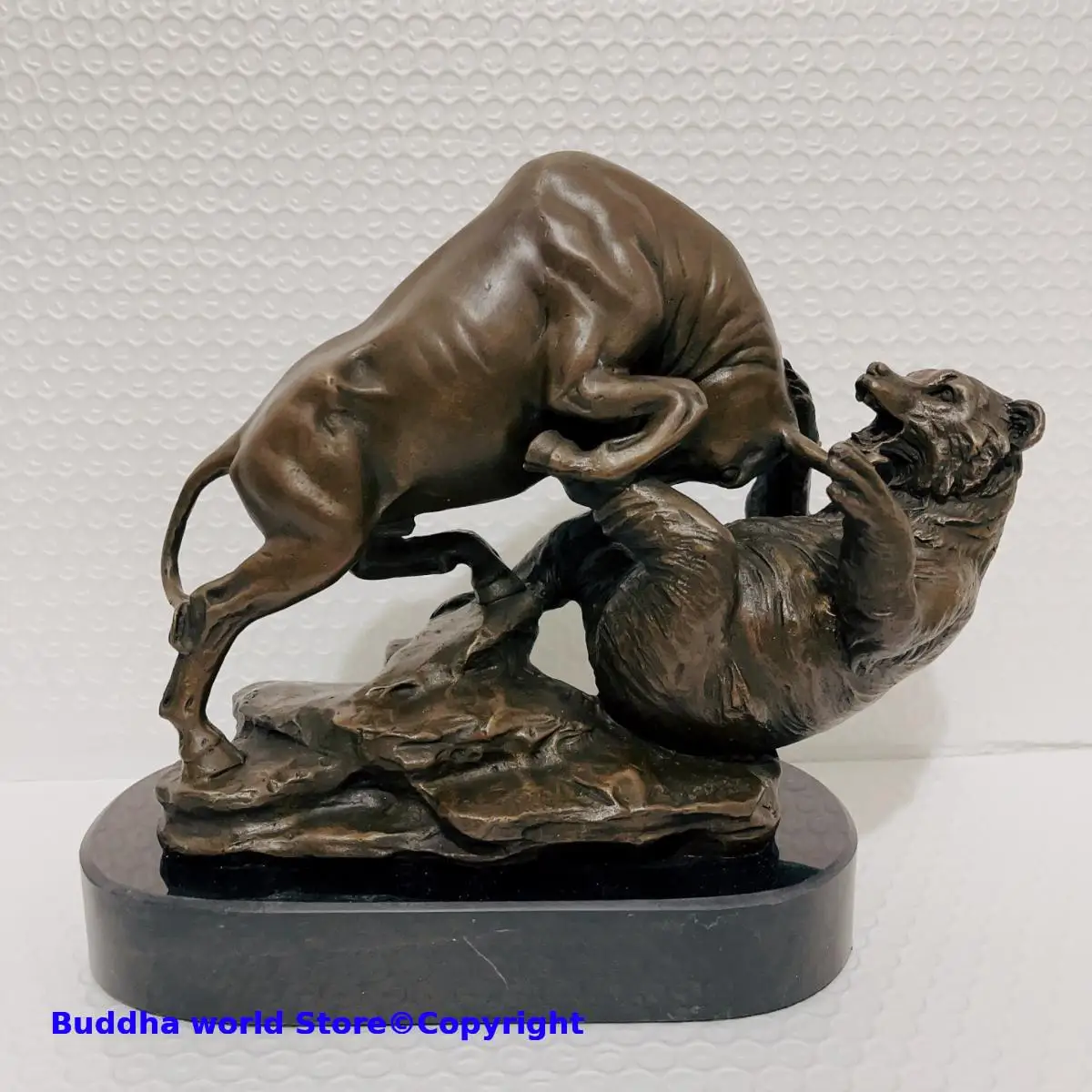 

50%OFF 2024 High grade Bronze carving art Home company bring wealth Stock market bull Career Success GOOD luck bull statue