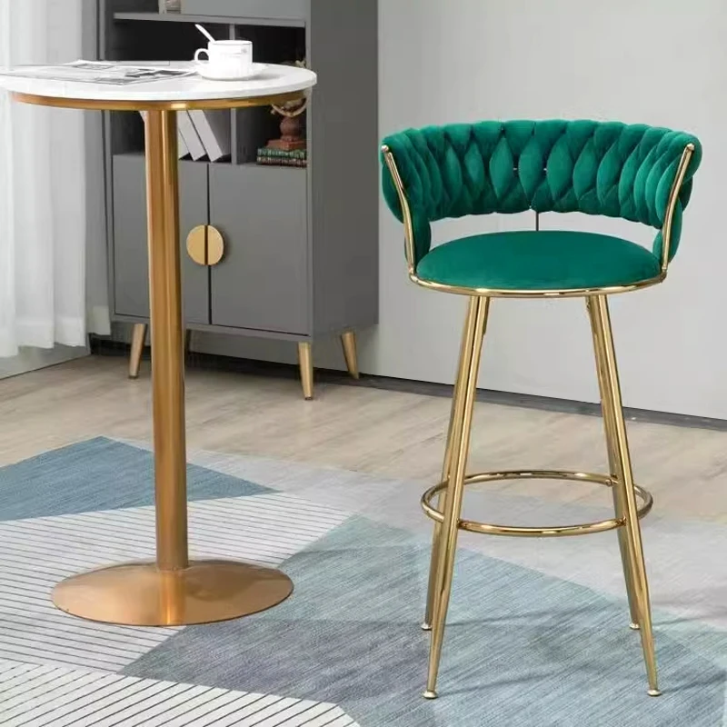 

Modern Simple Bar Stool High Chair Cafe Bar Stool Counter High Stool Bar Chair