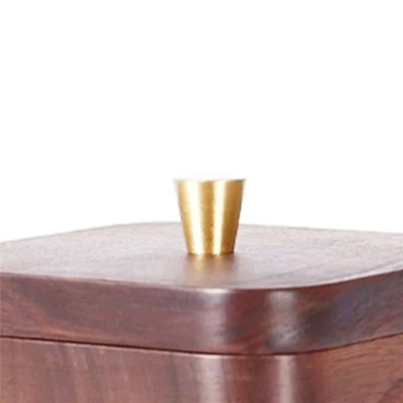 

AB42-Toothpick Floss Storage Box Dustproof Storage Solid Wood Box Desktop Decoration, Storage Box
