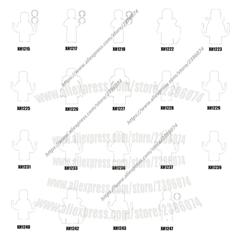 

Фигурки, строительные блоки XH1215 XH1217 XH1218 XH1222 XH1223 XH1225 XH1226 XH1227 XH1228 XH1229 XH1231 Series-035 Подарочные игрушки