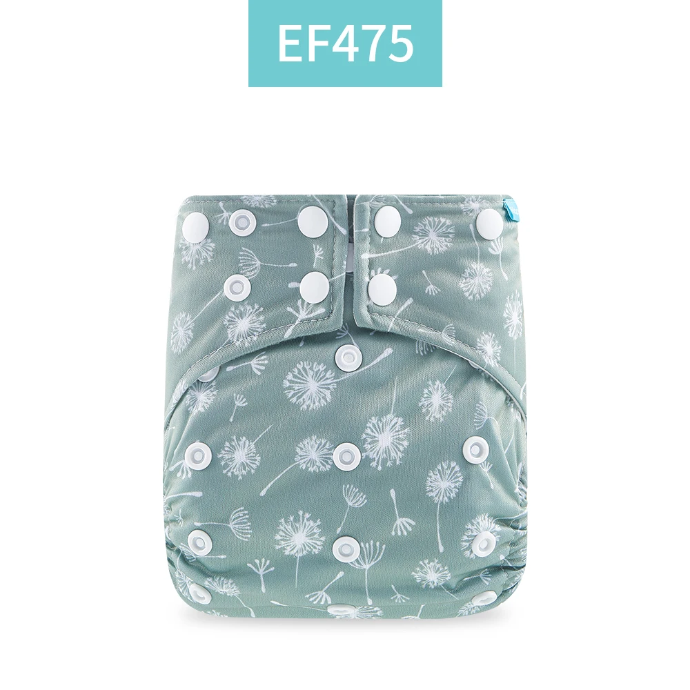 HappyFlute Eco-Friendly 3-15kg Organic Cotton Inner Double Leaking Guard Pocket Baby Cloth Diaper Nappy