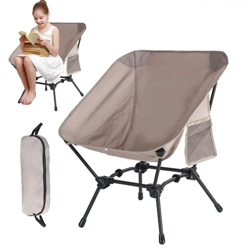 

Compact Folding Chair Iron Pipe Camping Folding Chair 600D Oxford Cloth Outdoor Folding Chair For Hikers Backpackers Adventurers