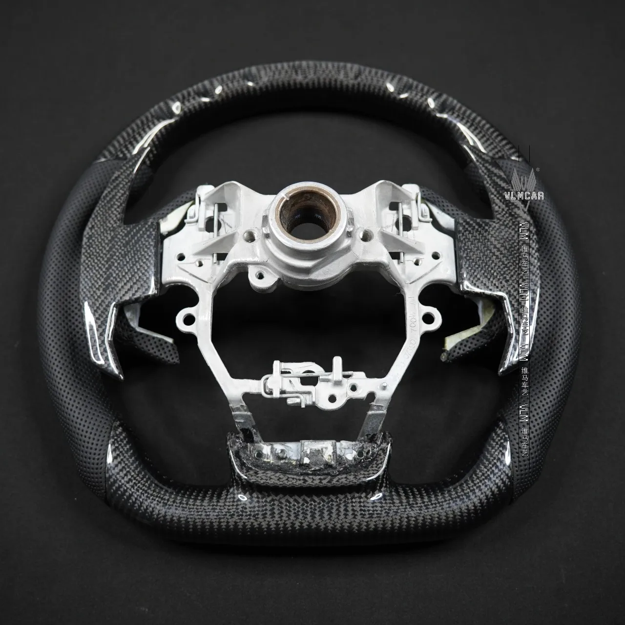 Custom Carbon Fiber Steering Wheel for Lexus ES250 ES300h ES350 2020 Direct Fit Alcantara Leather Grip Sport Design Racing Style