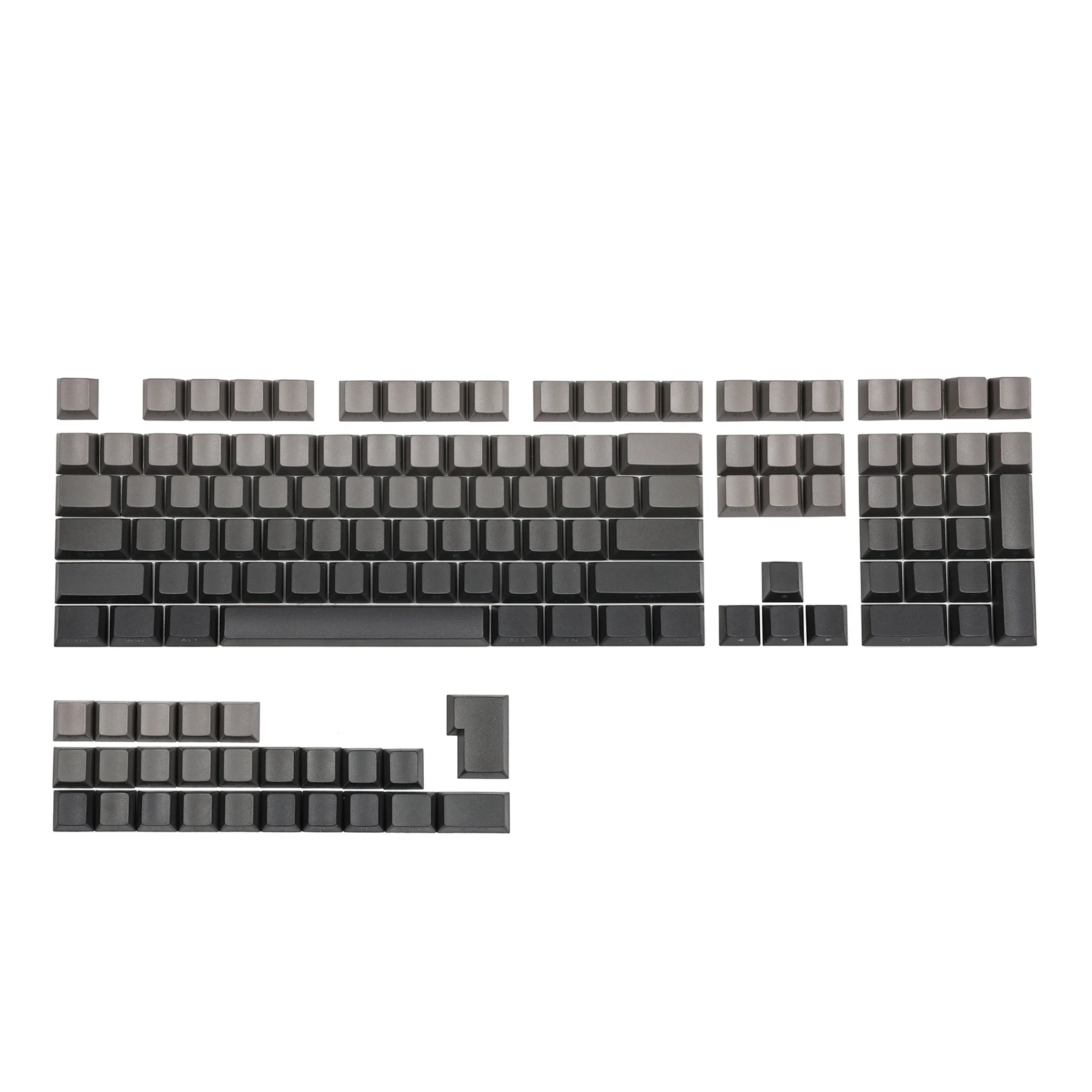 Sold-out EPOMAKER Smokey Grey 133-Key Double-shot Side-printed PBT Cherry Profile Keycap Set for ANSI Mechanical Gaming Keyboard