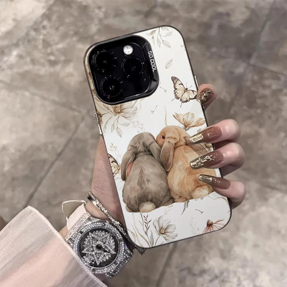 Niedliche Erdbeer-Häschen-Handyhülle für Xiaomi Redmi Note 17 Pro Max Hüllen Redmi Mi 11 Lite 5G 14 15 14T 15T 13T Pro Drop Fundas – Detail 4