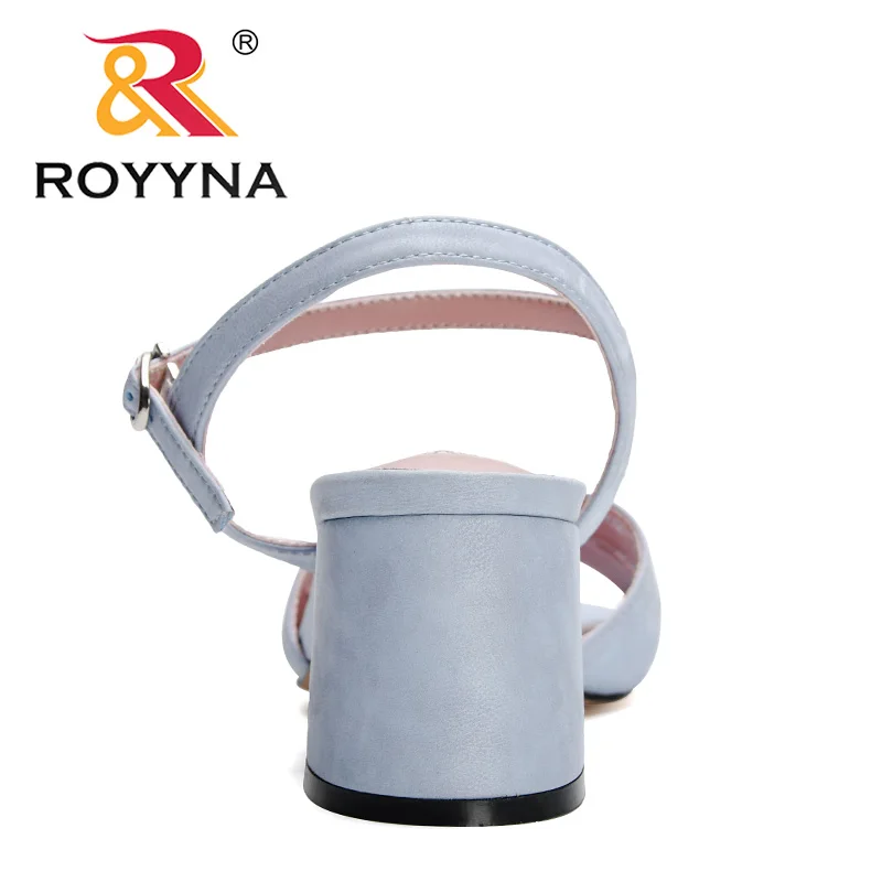 ROYYNA New Woman Sandals Comfy Summer Women Concise Open Toe Casual Shoes Woman Fashion Thick Bottom Wedges Sandal Feminimo