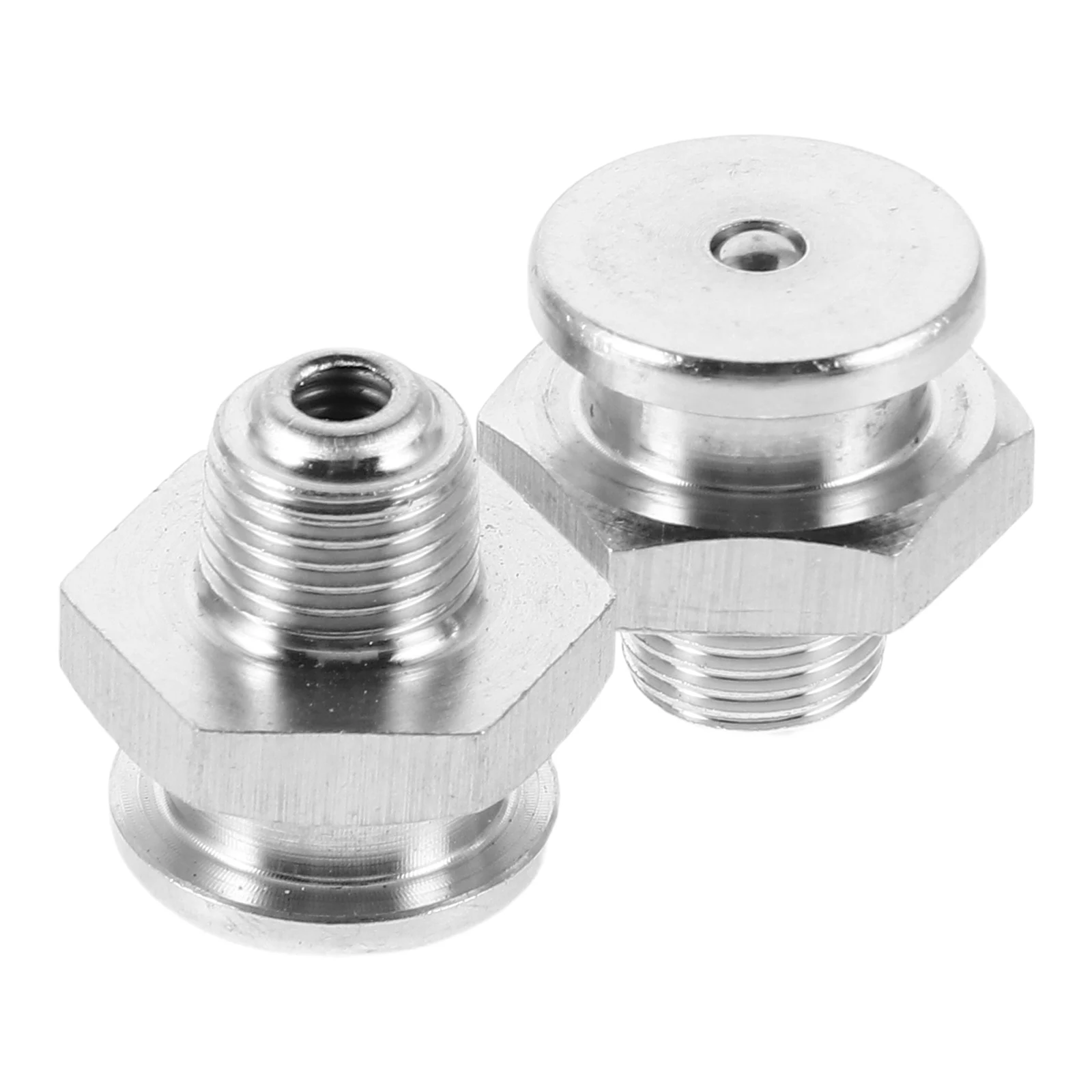 

2pcs Stainless Steel Grease Nipple Fitting Threaded Lubricating Adapter Hydraulic Oil Separator Marine Wear Resistant for Boat
