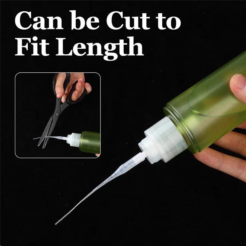 LJL Glue Tips, Plastic CA Glue Head Extender,Glue Precision Applicator For Arts Crafts,Lab Dispensing, Adhesive Dispensers