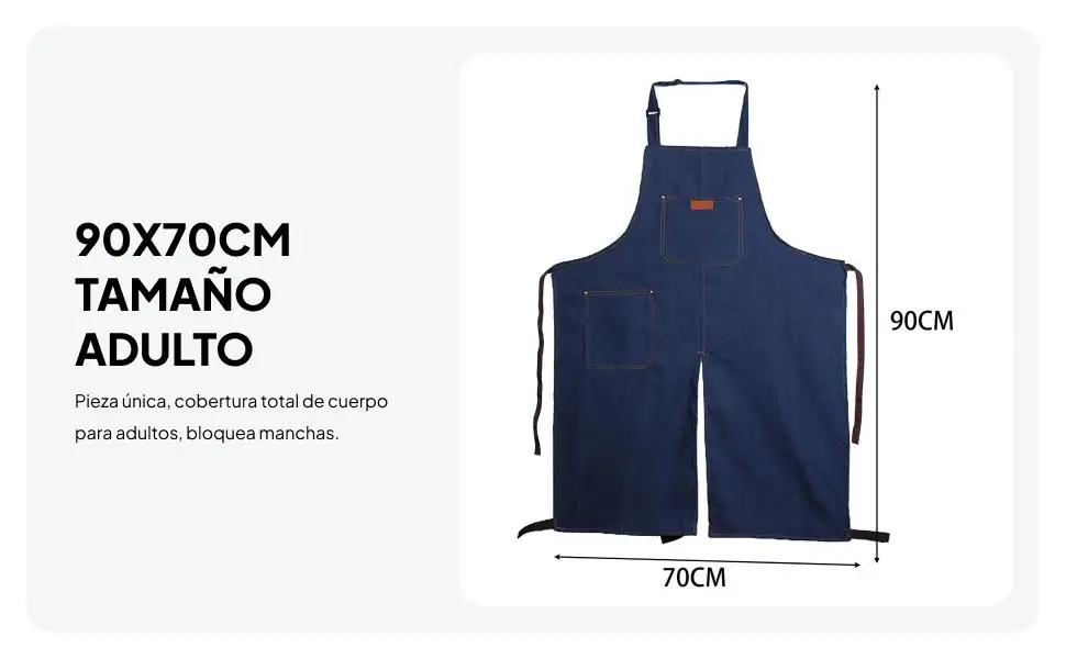 Split Leg Pottery Apron Mens and Womens Lightweight Fashion Sweat Absorption