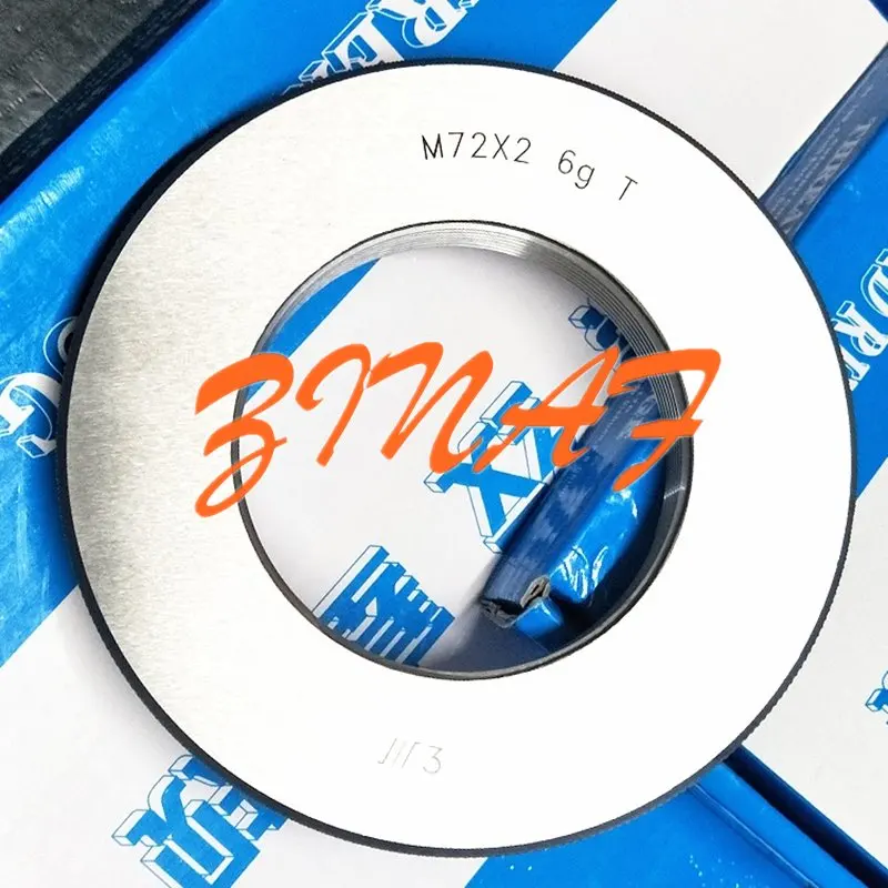 قياس قابس الخيط/حلقة مقياس M70x2 M72 GO/NO GO مقياس متري 6g دقة الدقة الخارجية المسمار ، أداة اختبار موضوع الملعب