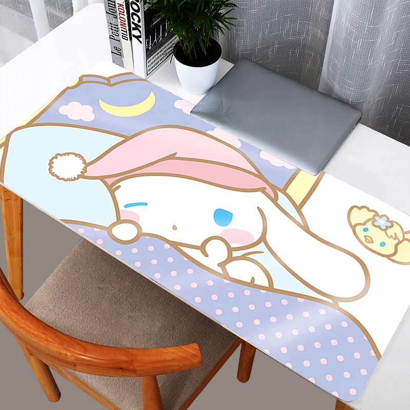Cinnamoroll Extra Large Gaming durable Mouse Pad Computer Gamer Laptop Keyboard Carpet Mouse Mat Non-Slip Rubber Table Rug