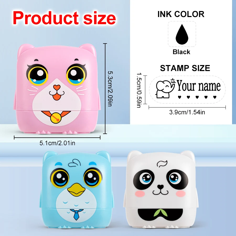 Personalized Kids Learning Stamp Kit | Custom Waterproof Name Maker | Montessori Classroom Supplies & Teacher Appreciation Gifts