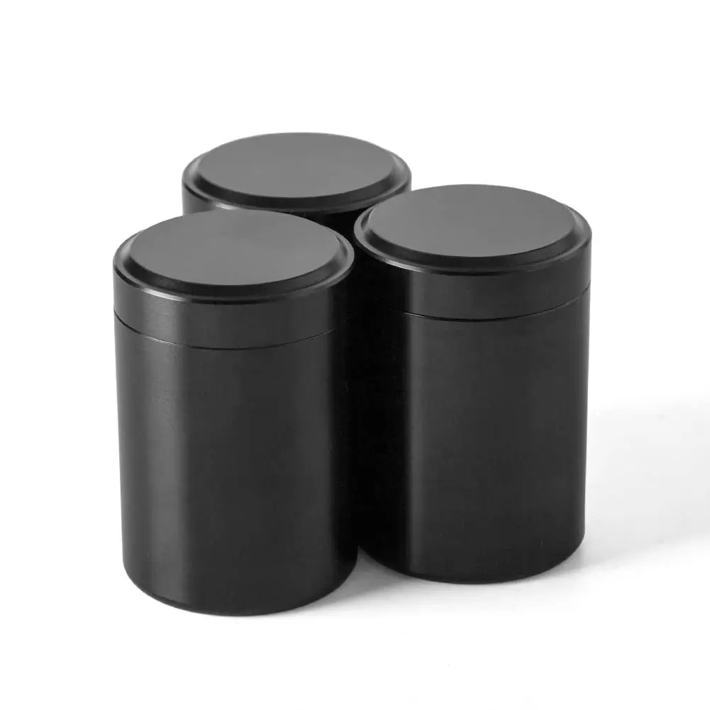 Aluminum Storage Jar ,Tea Tins ,Airtight Smell Proof Durable Multi-Use Portable Metal Herb Jar Container. Waterproof Aluminum Sc