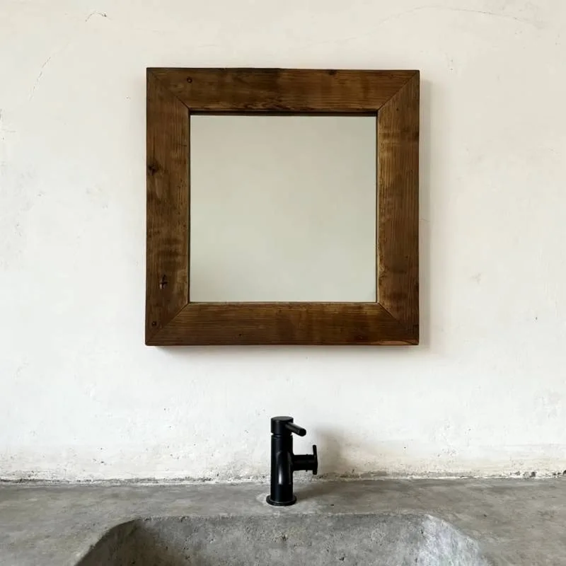 Bathroom Frame Decorative Mirrors Toilet Vintage Aesthetic Luxury Mirror Decor Wall Compact Espejos Para Pared Bedroom Stuff