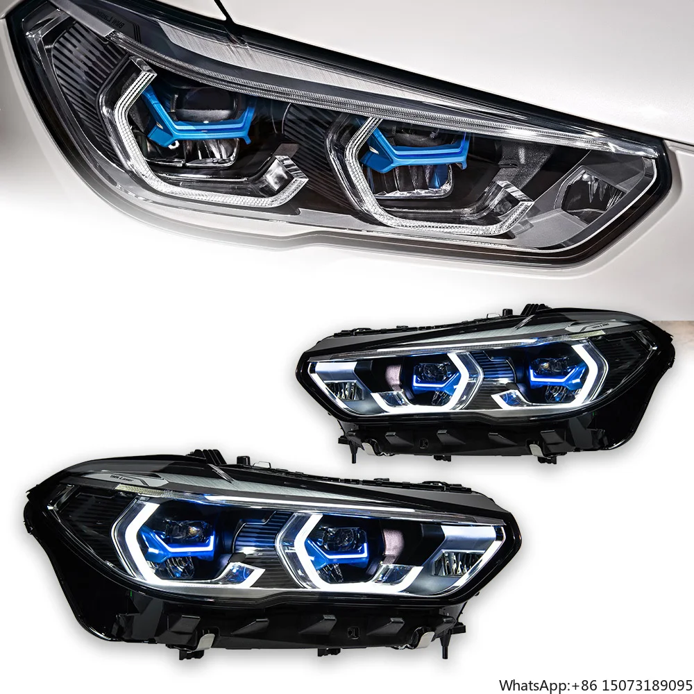 

AKD Car Styling Head Lamp for X5 X6 LED Headlight Projector Lens G05 G06 Signal Front Lights Automotive Accessories