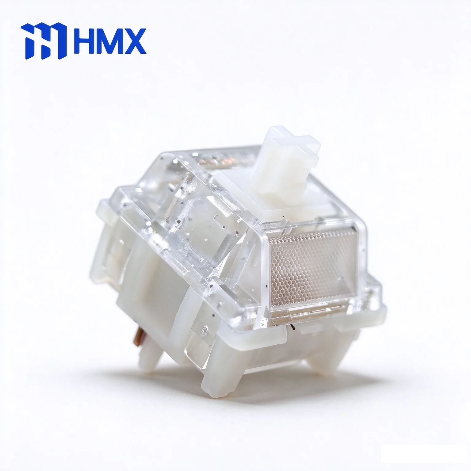 HMX Glace Silver Switches Silent Linear Fast actuation Silver-like Switch 3.3mm POM Non-mushy Mechanical keyboard Silent Switch