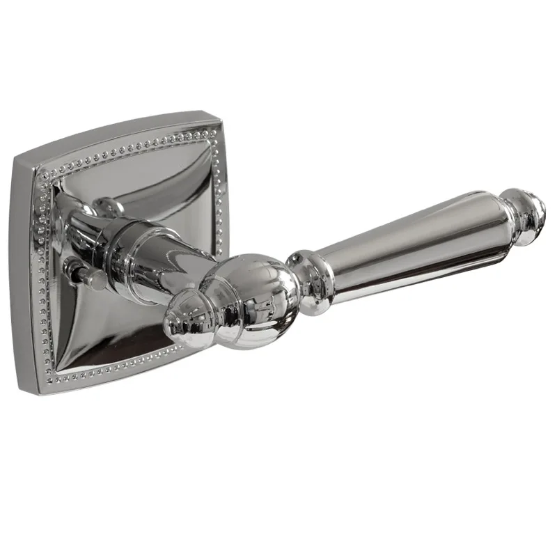

Silver French door lock, household universal bedroom magnetic attraction, indoor silent room door lock, double door