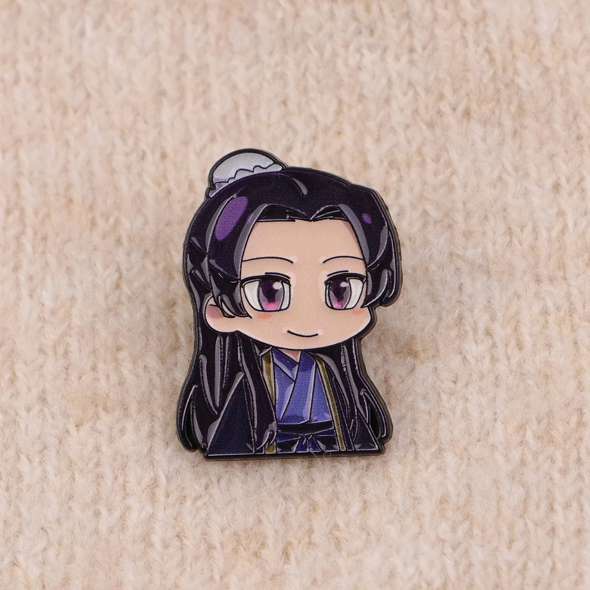 Maomao Emaille-Pins: Niedliche Katzen-Anime-Broschen, Anstecknadeln für Rucksack-Fans, Schmuckgeschenke, Kleidungsdekoration – Detail 7