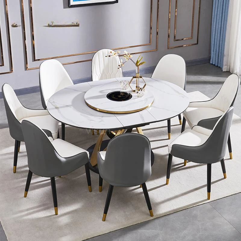 

New Light Luxury Living Room Multifunctional Dining Table Retractable Kitchen Table Coffee Muebles Para El Hogar Home Furniture