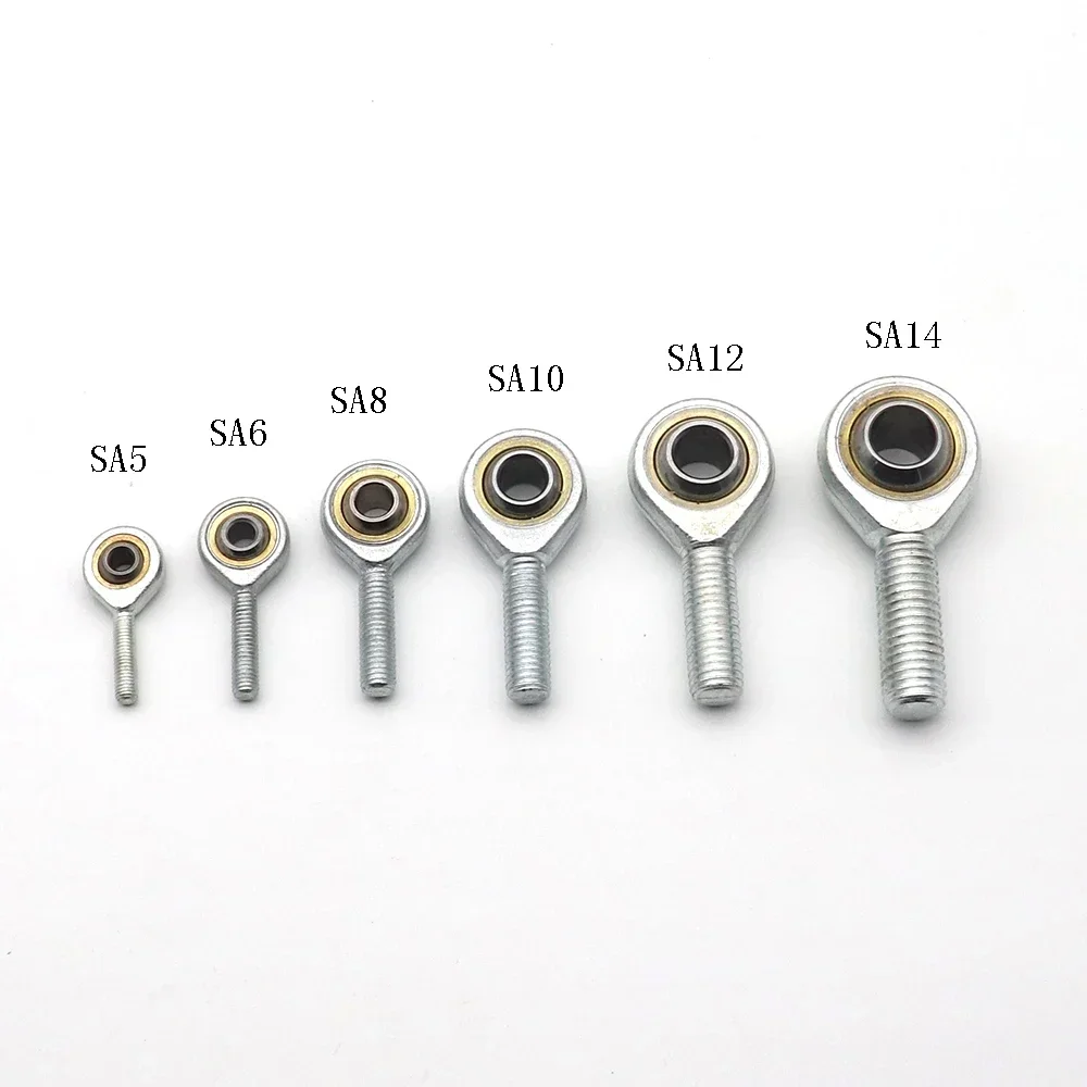 1PC SI5 6 8 10 12 14 16 TK Metric Male Left Female Right Hand Thread Rod End Joint Bearing Bearing Rod End Joint Bearing SA