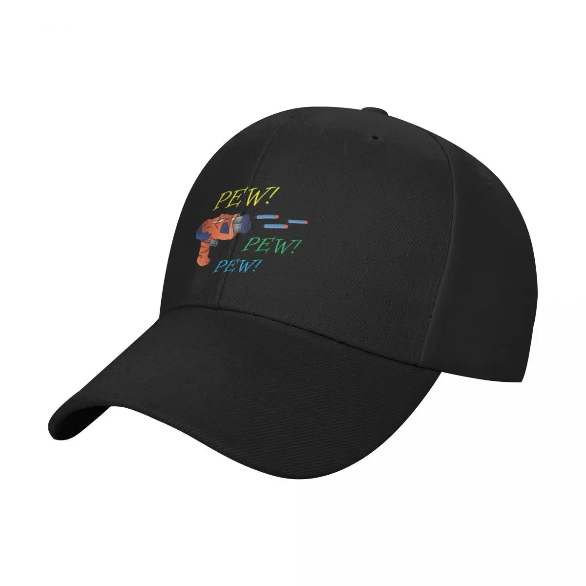 

Pew Pew Pew - Coloured Nerf Battle Gun Baseball Cap summer hat Golf Hat For Women Men's