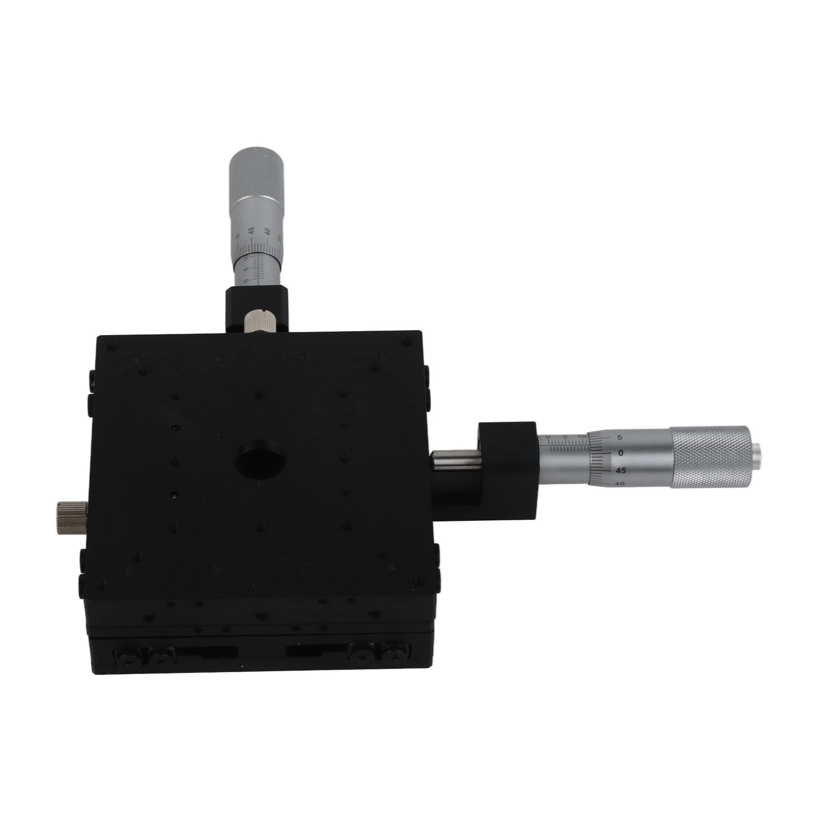 SEMY100‑AC Micrometer Manual Slide Table Trimming Platform Cross Roller Stages 100*100*40mm XY Linear Guide Sliding Track