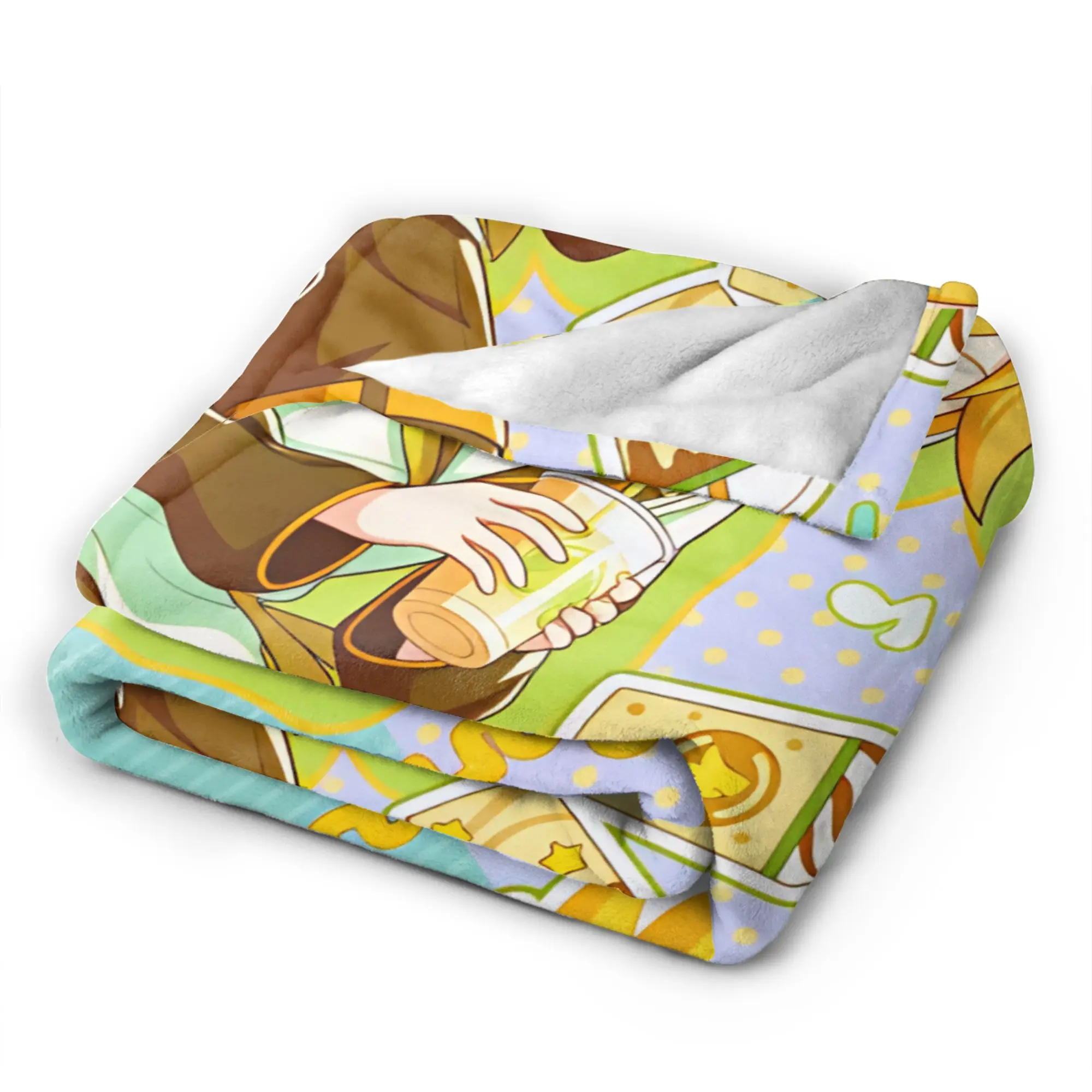 Project Sekais Blanket  Warm Comfortable Plush Throw Blanket For Children Home Decor Flannel Bedspread Bed Cover