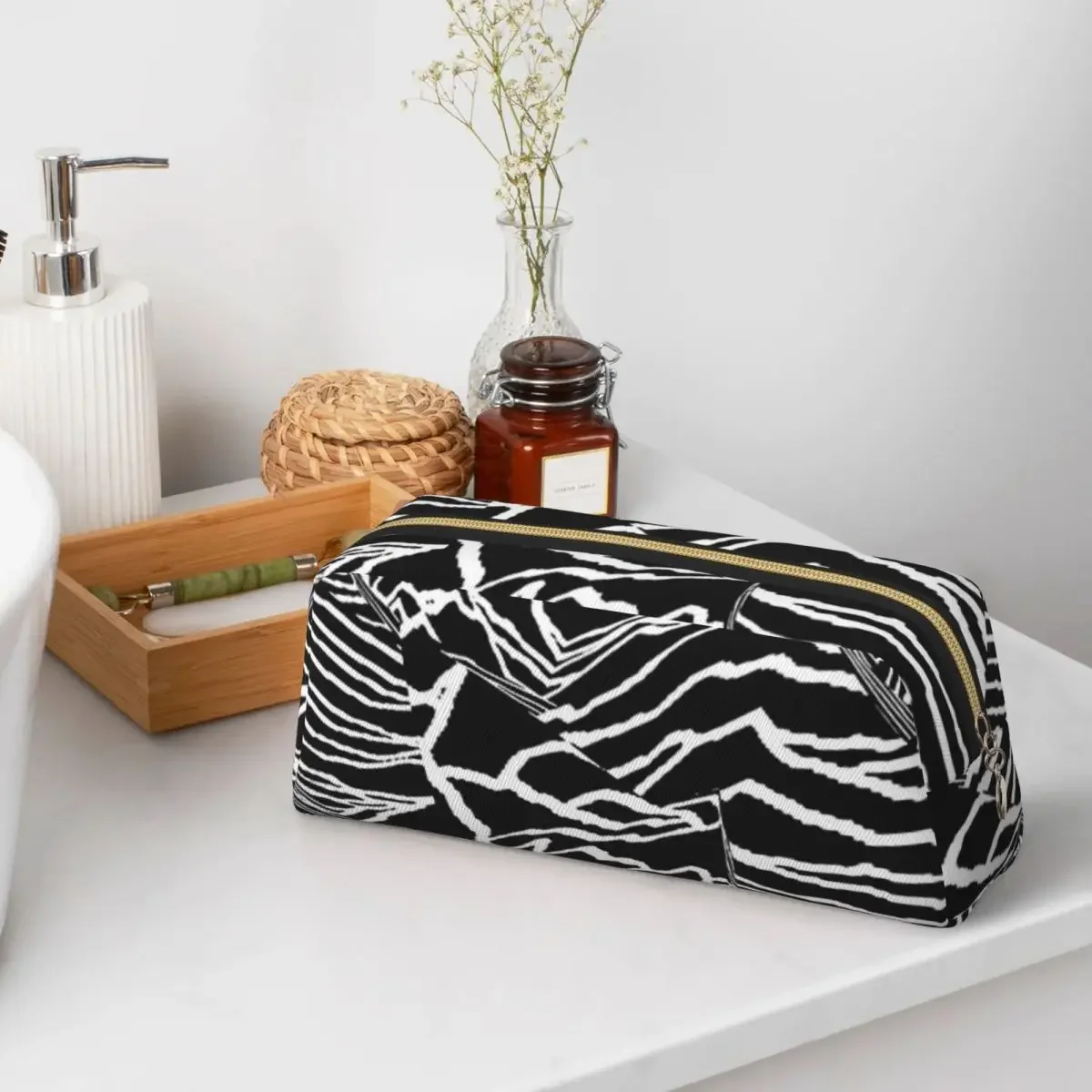 Joy Division Unknown Pleasures Pencil Case for Kids School Big Capacity Pen Box Pencil Bag Pen Holder