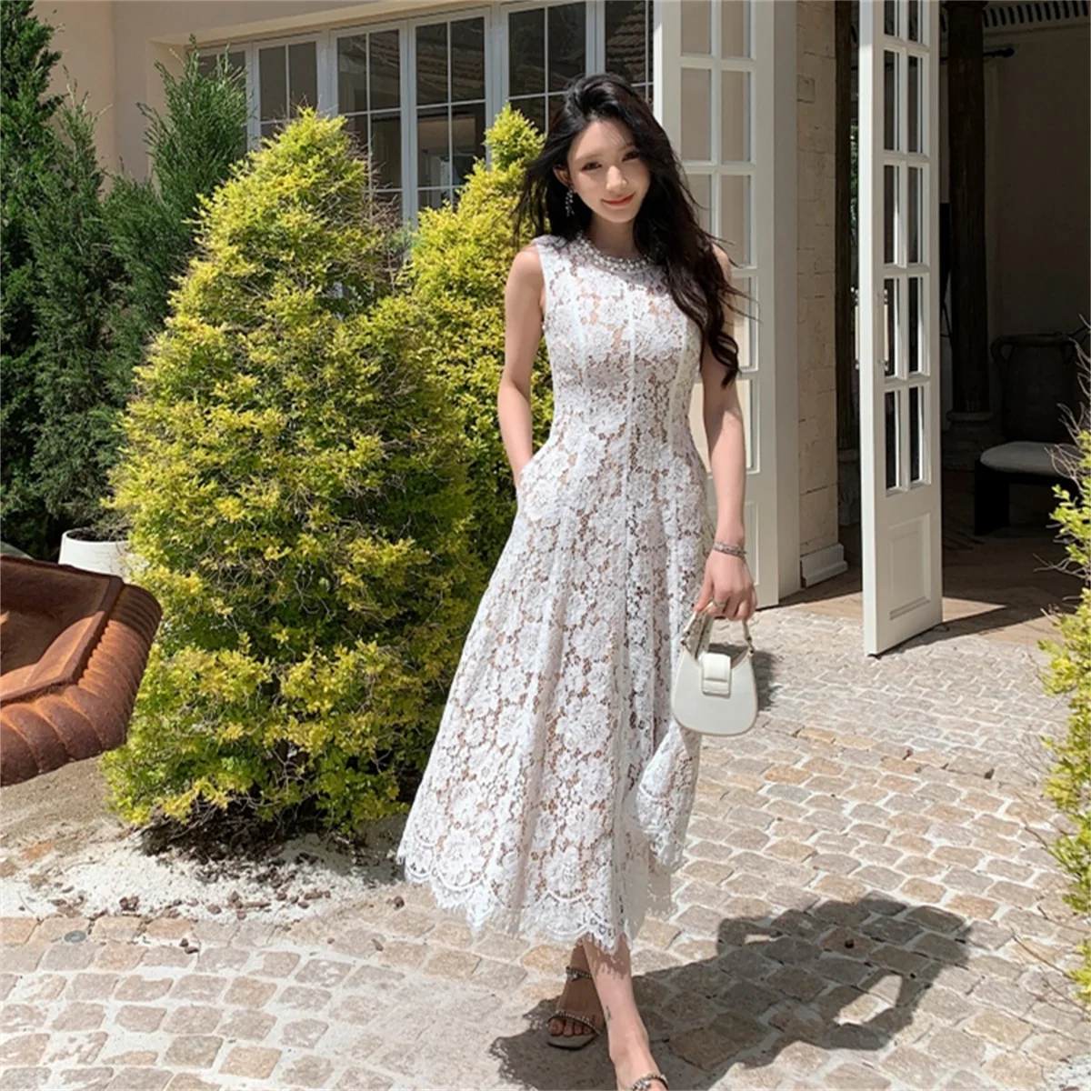 beaded evening dresses Elegant Beaded Column Gown - KUJTA & MERI