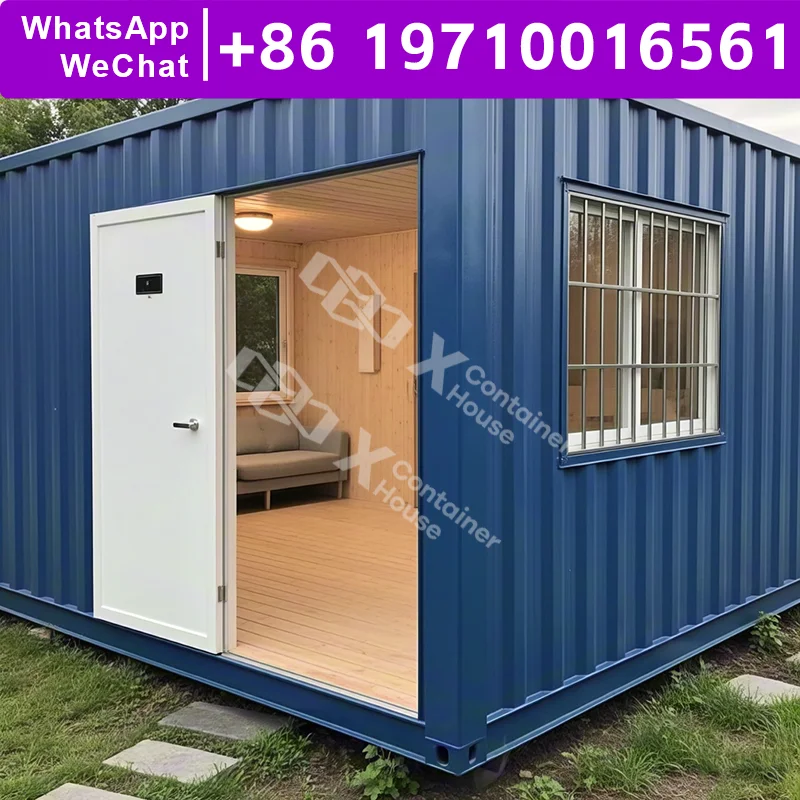 

Flat Pack Home Fireproof Materials Modular Layout Steel Temporary Housing Cabin Prefab Custom Interior Tiny Home Durable Premade