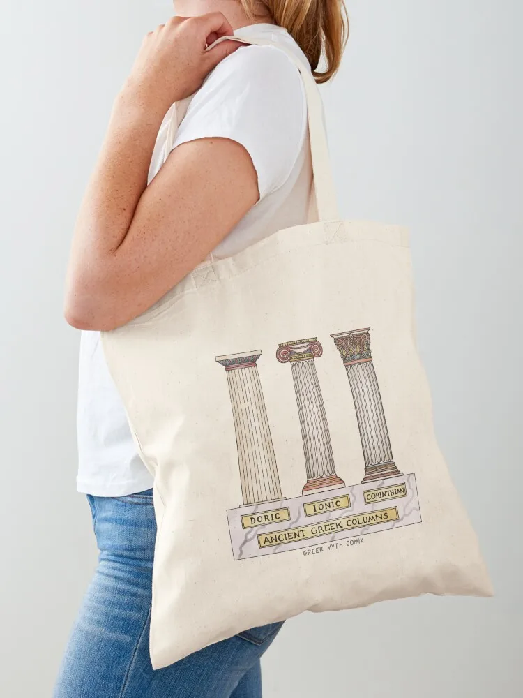 Polychrome Ancient Greek Column orders Tote Bag Women's shopping bag sac pour femme tote bag screen