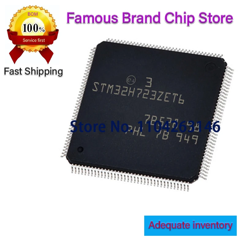 

5Pcs/Lot New Original STM32H723ZET6 STM32H723 144-LQFP