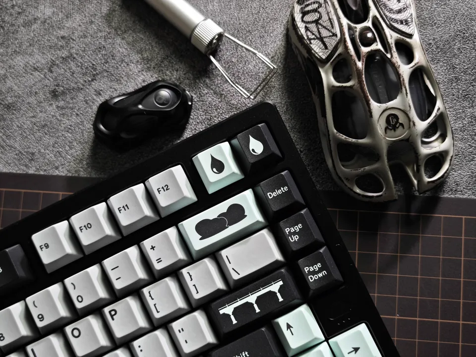 GMK Rainy Day Keycaps English Full set Cherry Profile PBT Dye