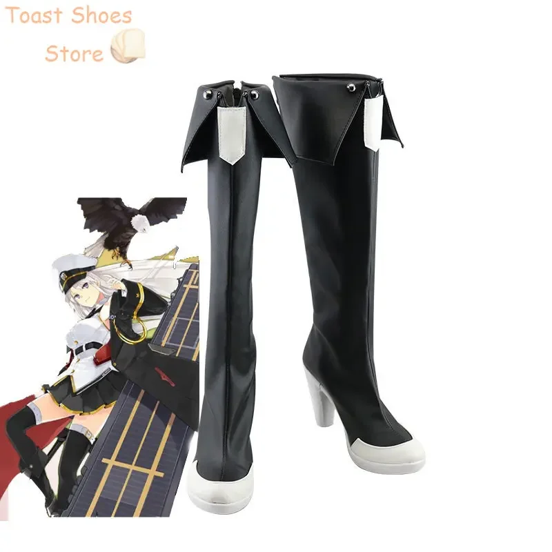 

USS Enterprise Косплей Обувь Игра Azur Lane Косплей Опора Хэллоуин Карнавальные Сапоги Костюм Опора