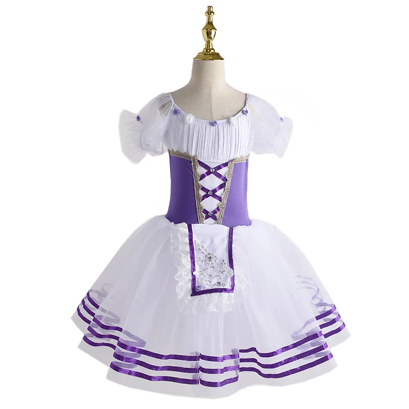 2023 New Girls Ballet Dance Skirt Children\'s Professional Ballet Costume Performance TUTU Skirt