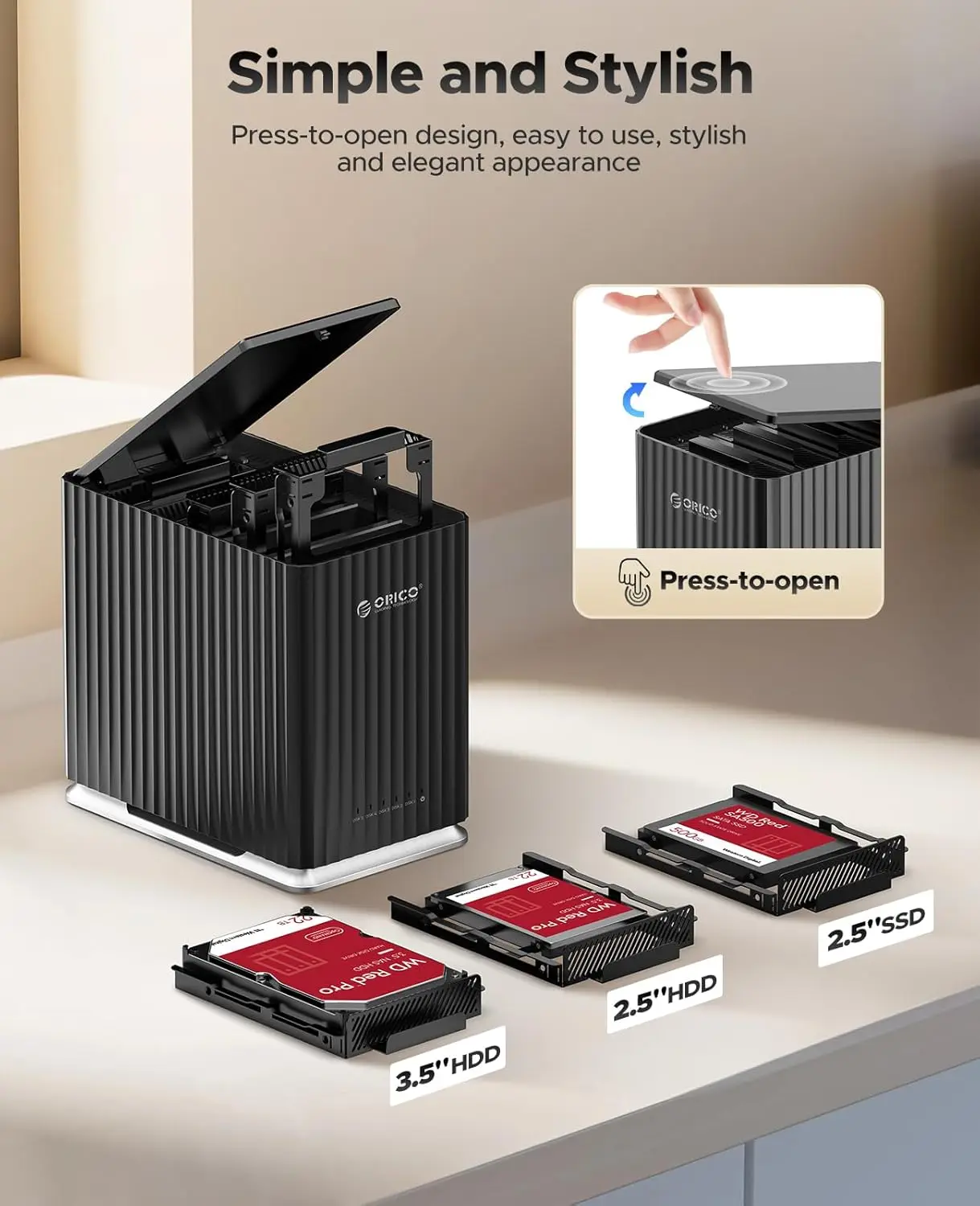 Orico 2 5 Bay Usb C…