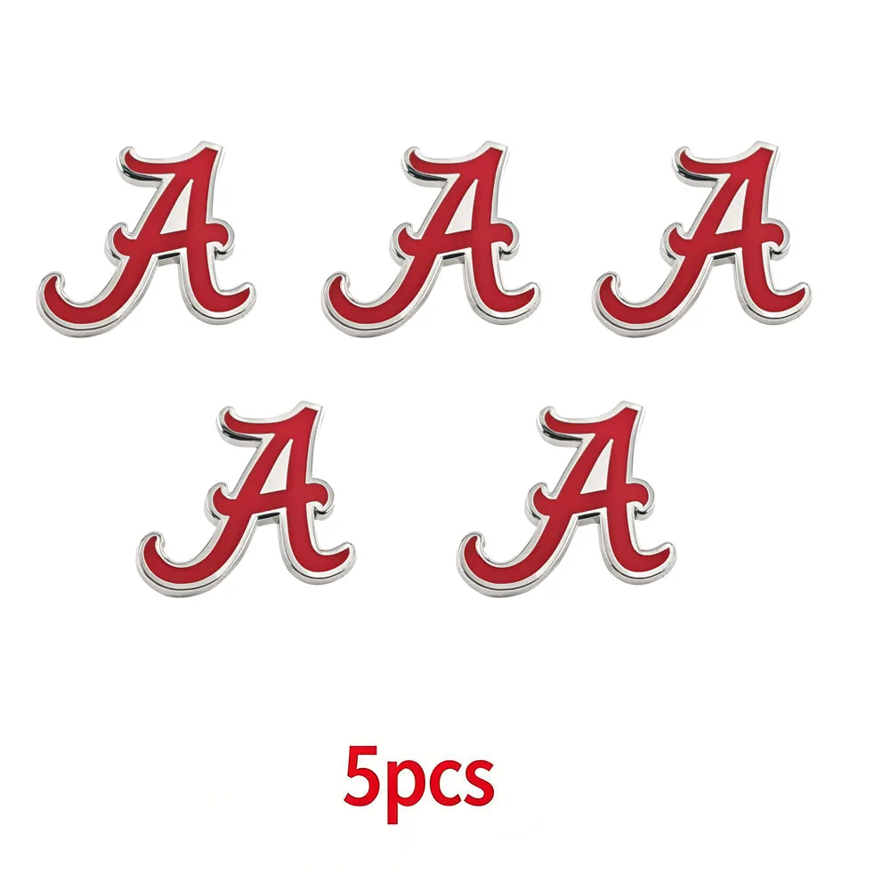 Alabama Crimson Tide Enamel Pin NCAA College Football Team Logo Brooch Retro Crimson Letter A Badge Lapel Pins Backpack Fans Gif