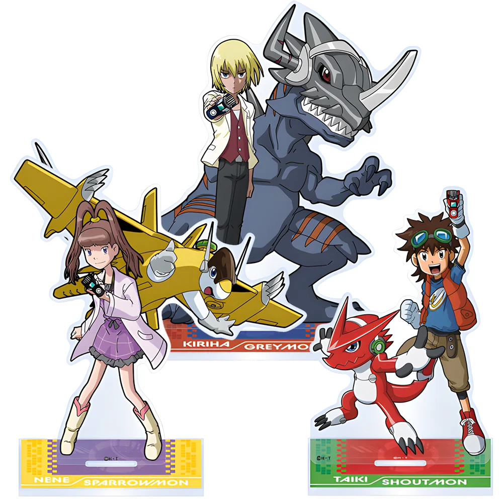 Digimon Kudou Taiki Aonuma Kiriha Nene Amano soporte acrílico HD oficial decoración de escritorio productos de anime Fans encanto regalos adorno de escritorio
