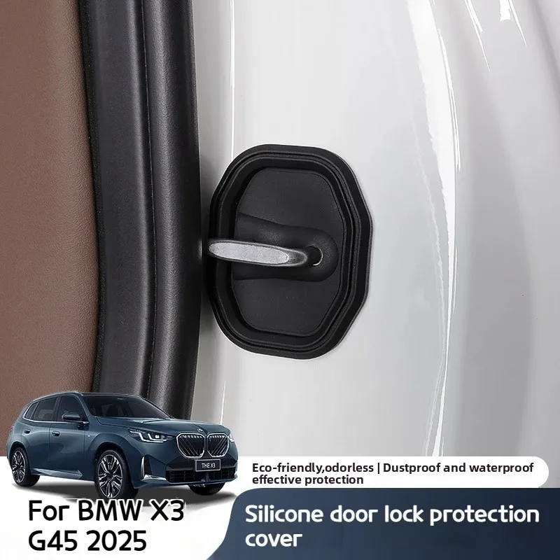 Voor BMW X3 G45 2025 deurslot covers schokabsorberende beschermhoezen anti-collision stickers auto-interieur accessoires