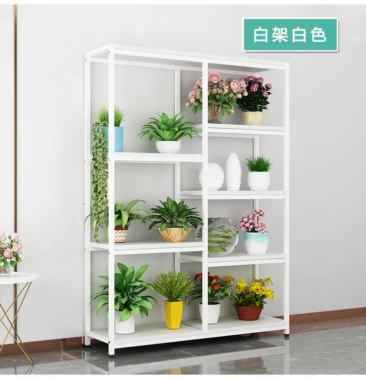 Doge vase flower shop flower stand holding flowers display stand wrought iron multi-layer green dill succulent shelf indoor disp