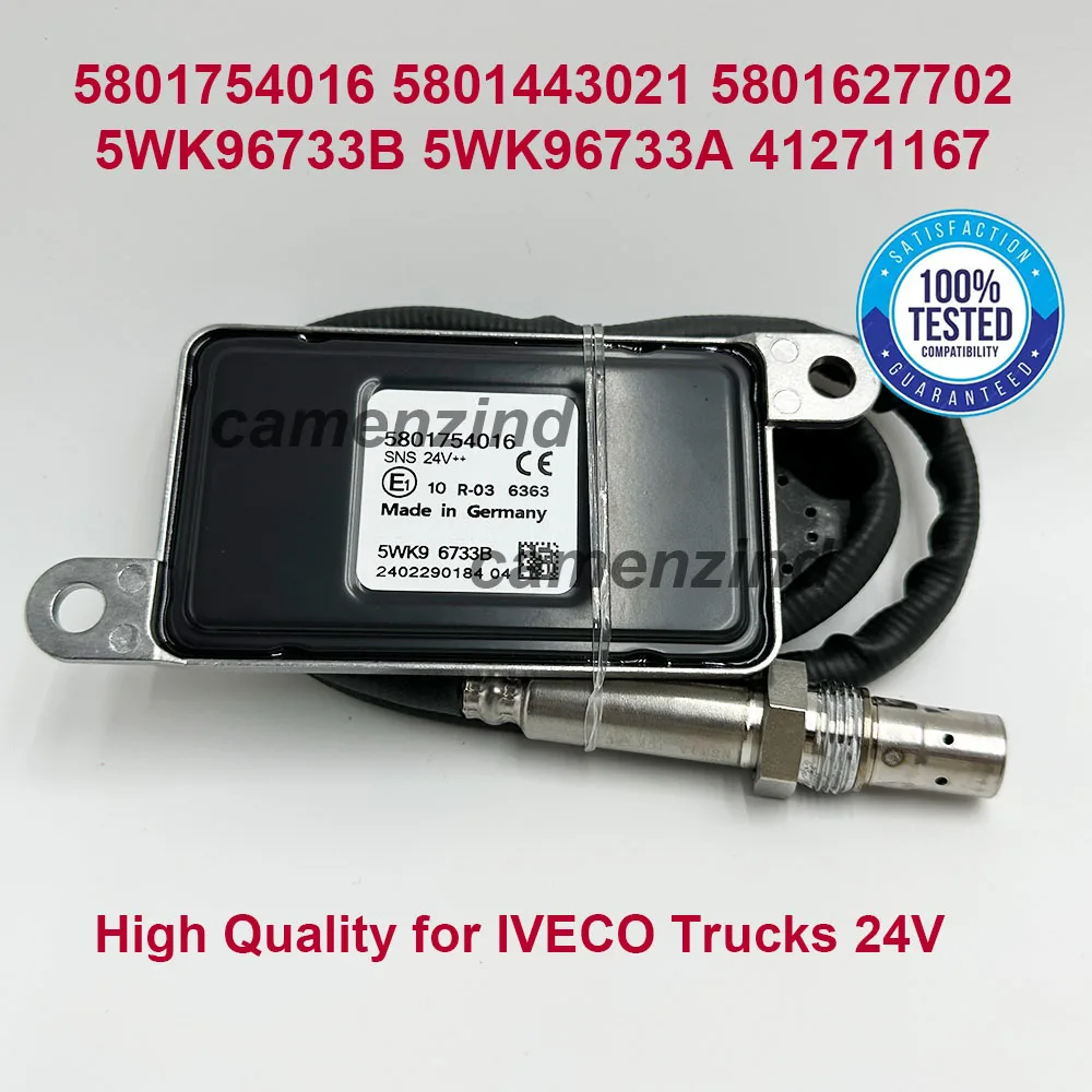 

5801754016 5WK9 6733 5WK96733B 5WK96733A 5WK9 6733A 5801627703 Nitrogen Oxygen Sensor 24V For IVECO Trucks , 1 year warranty