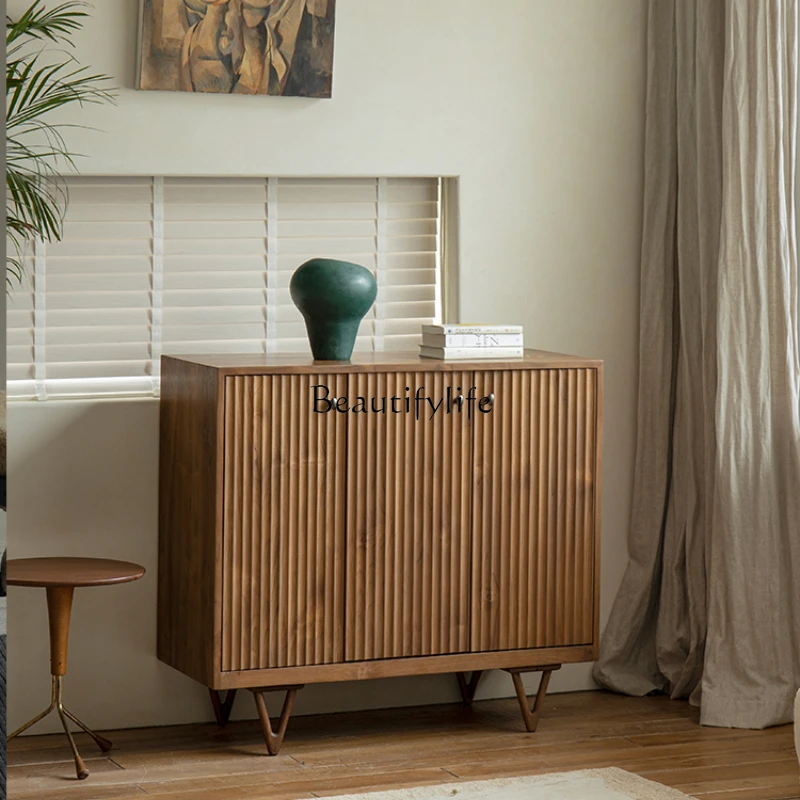 

Teak Cabinet\ Retro Medieval Style Living Room Bedroom Storage Entrance Locker