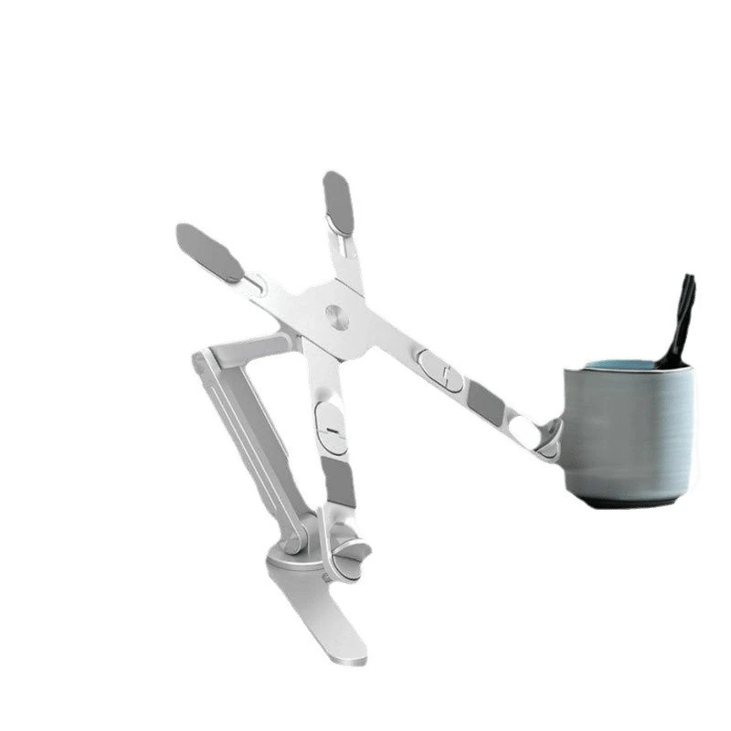 

Laptop holder Aluminum alloy rotating desktop heightening folding heat dissipation bracket