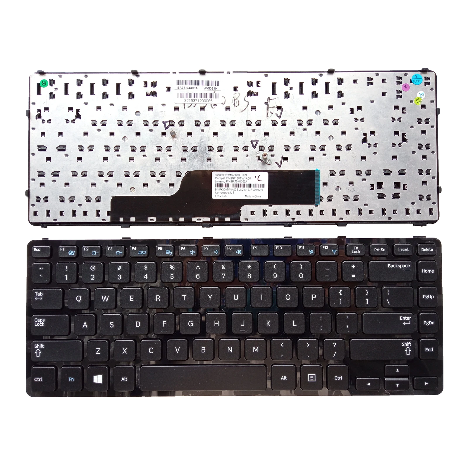 

For Samsung NP-355V4C 355V4X 355E4C 350V4C 3445VC 3445VX 3440VC/EC Laptop Keyboard US