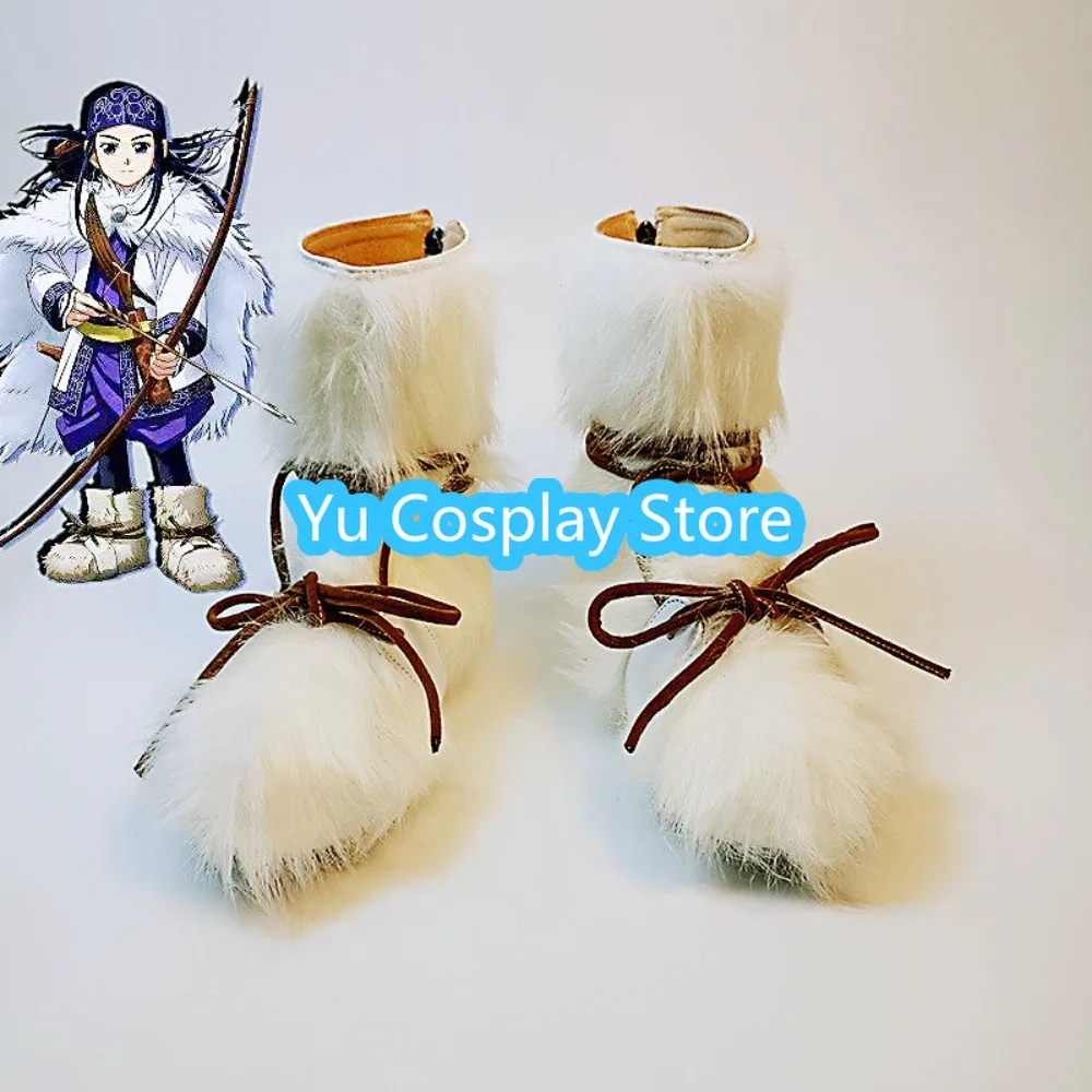 ゴールデンカムイ-アシルパ-コスプレシューズ-カスタムメイド-ノーザンアドベンチャー-パフォーマンスブーツ