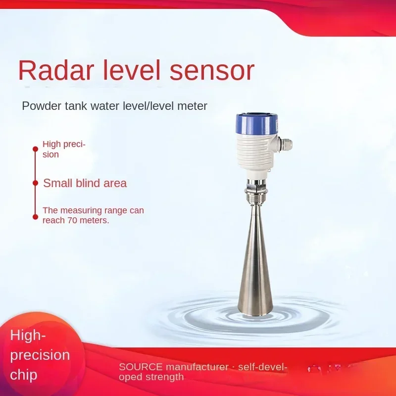Hot SalesRadar Level Sensor, Horn Gauge, Material Gauge, Powder Silo Level Transmitter
