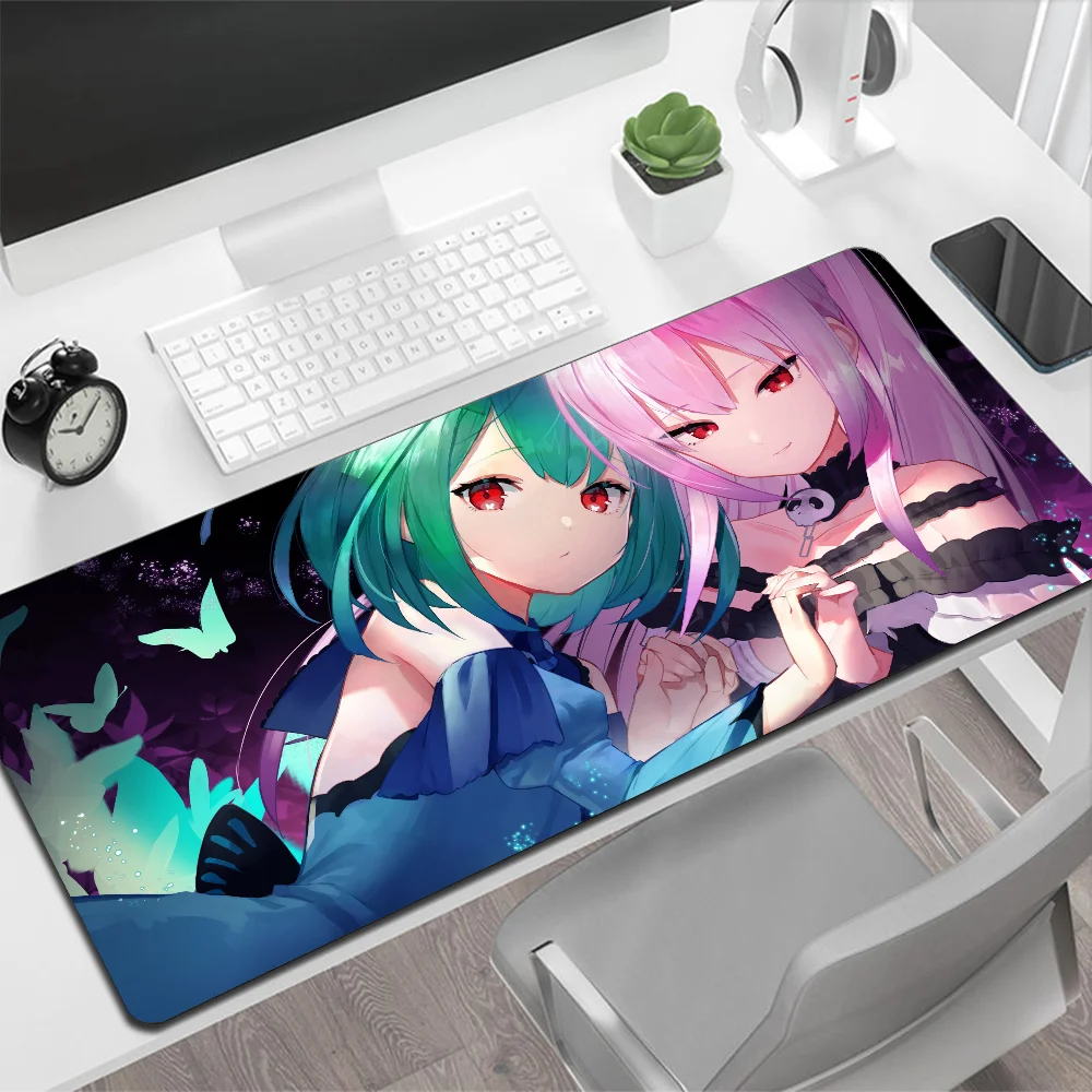 

Большой коврик для мыши Uruha rusha Hololive, игровой коврик для мыши, компьютерный коврик для мыши, большой коврик для мыши XXL, коврик для клавиатуры, Настольный коврик